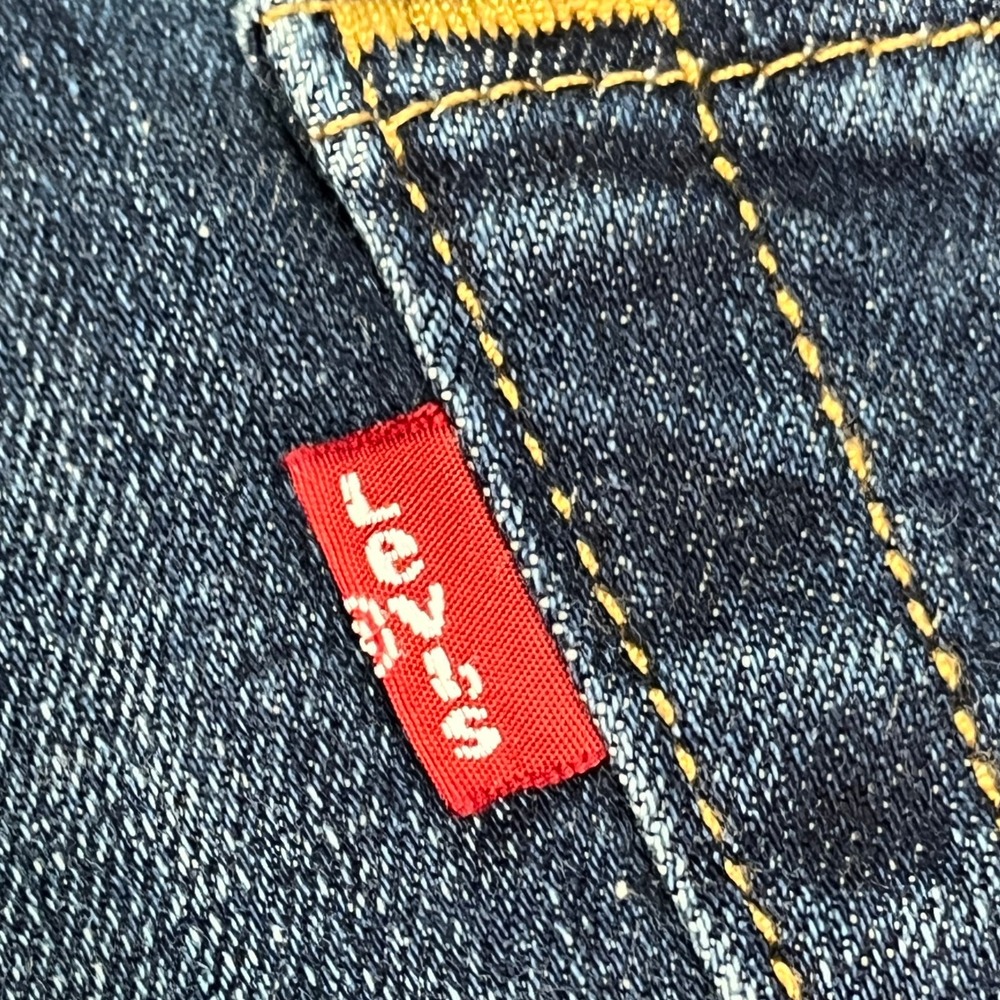 Levi's 501 Original‎ Fit Jeans Mens 38x30 Dark Wash Straight Leg 5 Pocket Denim - Picture 10 of 16
